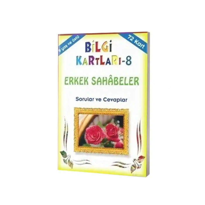 Erkek Sahabeler Sorular ve Cevaplar - Bilgi Kartları 8 - 9+ Yaş