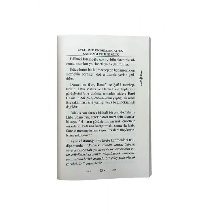 Evlenilmesi Haram Olanlar