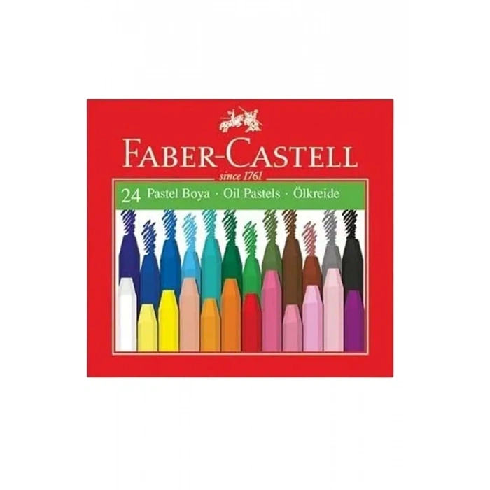 Faber Castell Altıgen Pastel Boya 24 Renk Karton Kutu