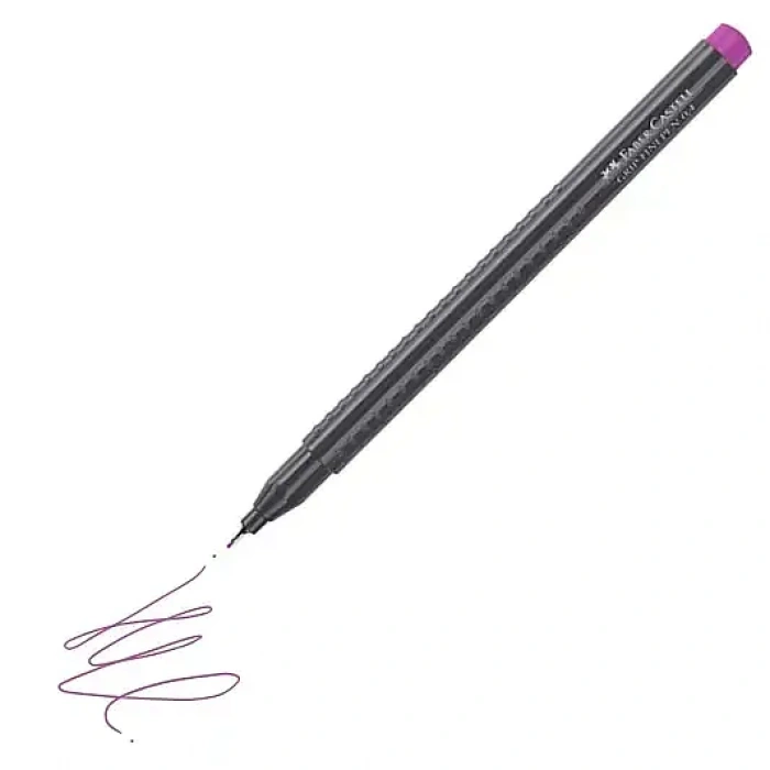 Faber Castell Grip Finepen 0.4 Keçeli Açık Mor
