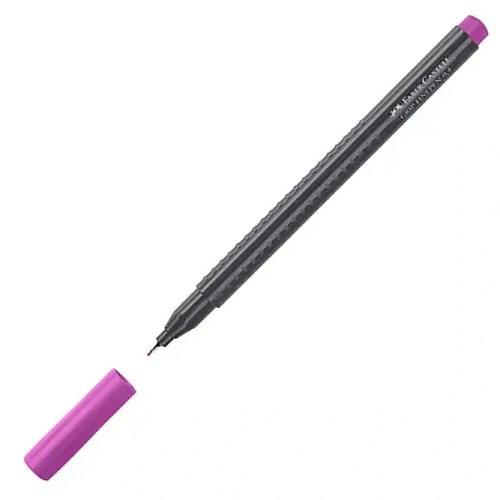 Faber Castell Grip Finepen 0.4 Keçeli Açık Mor