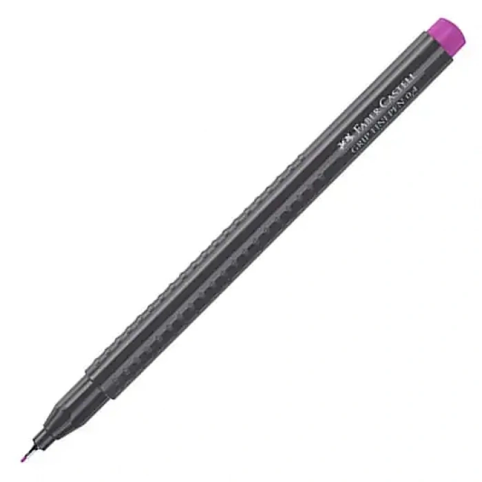 Faber Castell Grip Finepen 0.4 Keçeli Açık Mor