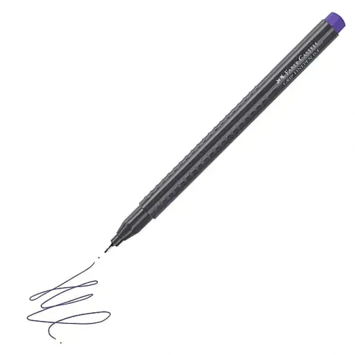 Faber Castell Grip Finepen 0.4 Keçeli Mor