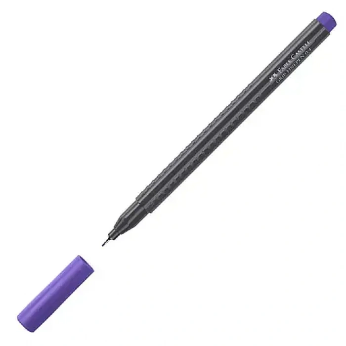Faber Castell Grip Finepen 0.4 Keçeli Mor