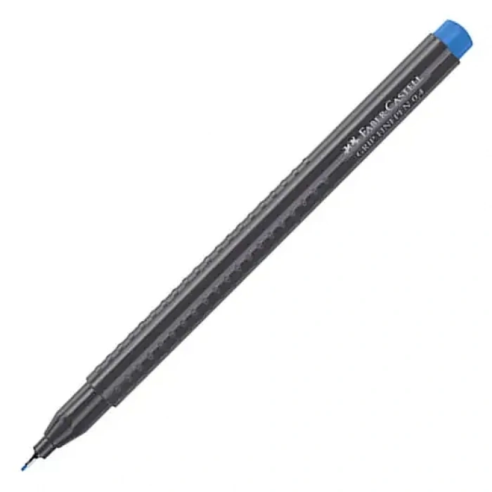 Faber Castell Grip Finepen 0.4 Koyu Mavi