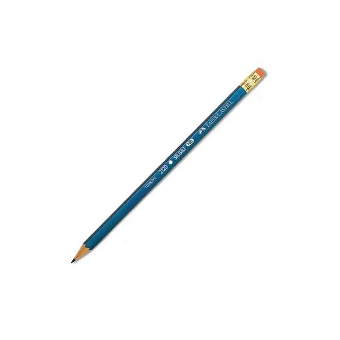 Faber Castell Köşeli Mercanlı Silgili Kurşun Kalem
