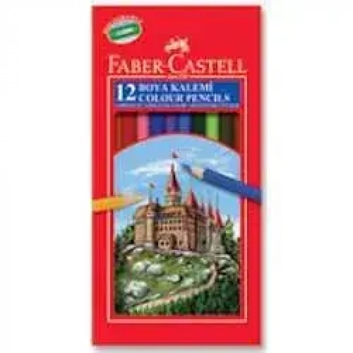 Faber Castell Kuru Boya 12Li Tam Boy Karton Kutu