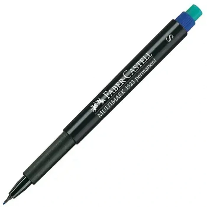 Faber Castell Mavi Asetat Kalemi Permanent S Uç