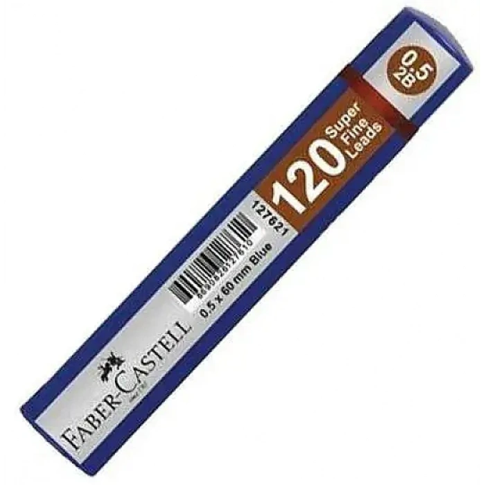 Faber Castell Min Grip 0.5 2B 60 mm Mavi 120 Li