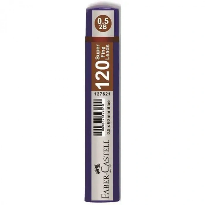 Faber Castell Min Grıp 0.5 2B 60Mm 120Li Mavi