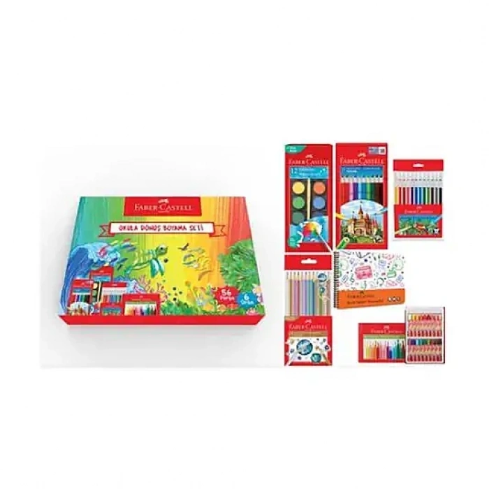 Faber Castell Okula Dönüş Boyama Seti