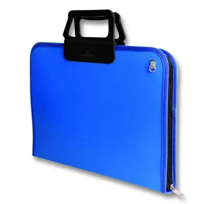 Faber Castell Teknik Resim Proje Çantası 28x34 cm Mavi