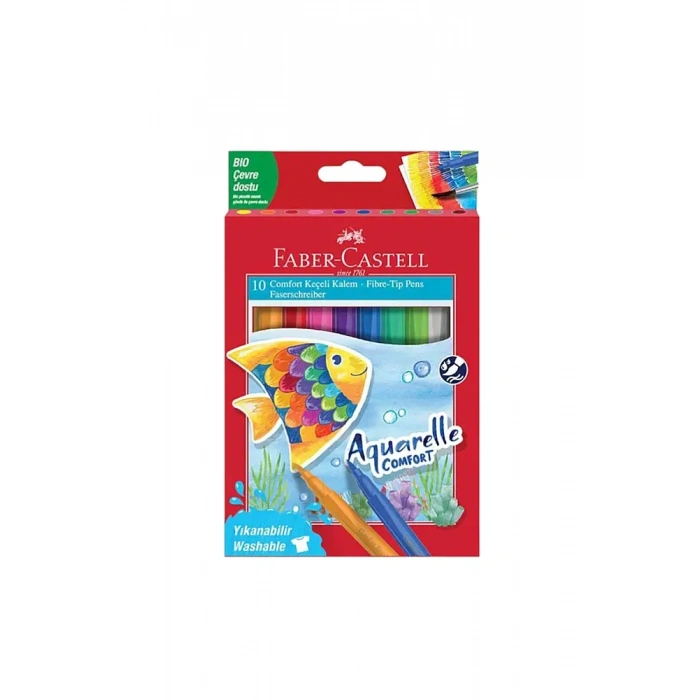 Faber Comfort Aquarelle Keçeli kalem 10 Lu