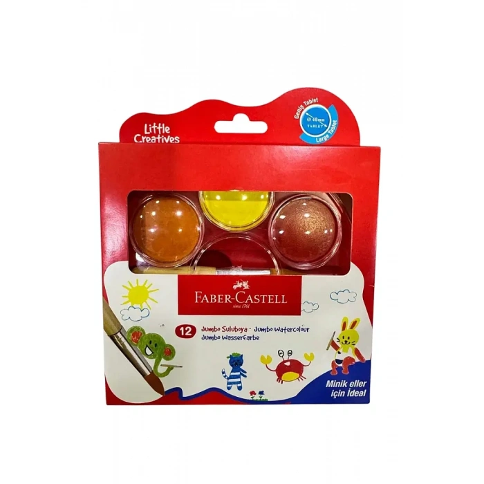 Faber Little Creavites Jumbo Suluboya 12 Li