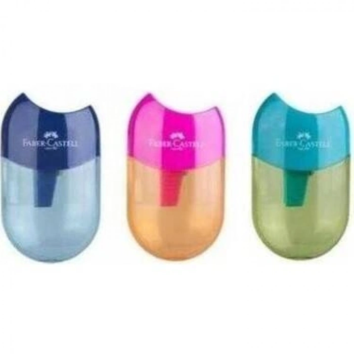 Faber Mini Apple Kalemtraş Forest Friends12Li 183531