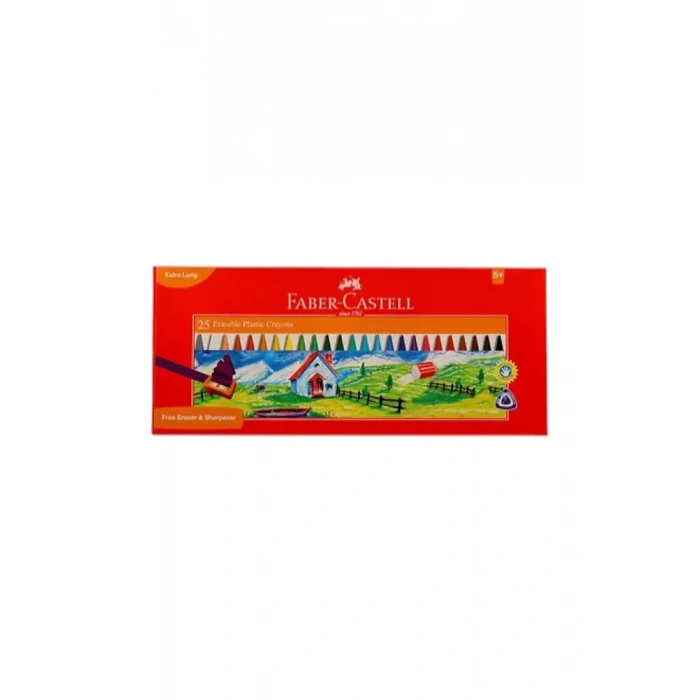 Faber Mum Boya Silinebilir 25 Renk