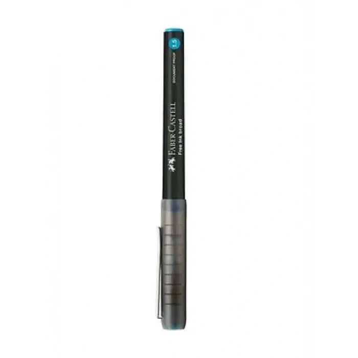 Faber Tükenmez Kalem Free Ink Broad 1.5 mm Mavi