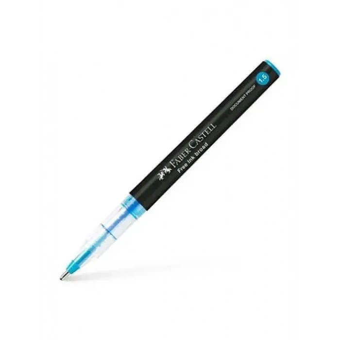 Faber Tükenmez Kalem Free Ink Broad 1.5 mm Mavi