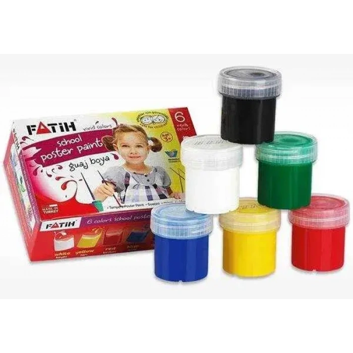 Fatih Guaj Boya 6 Renk 25 Ml