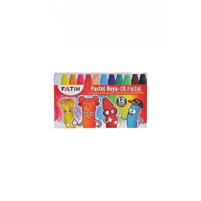 Fatih Oil Pastel Boya Karton Kutu 12 Renk