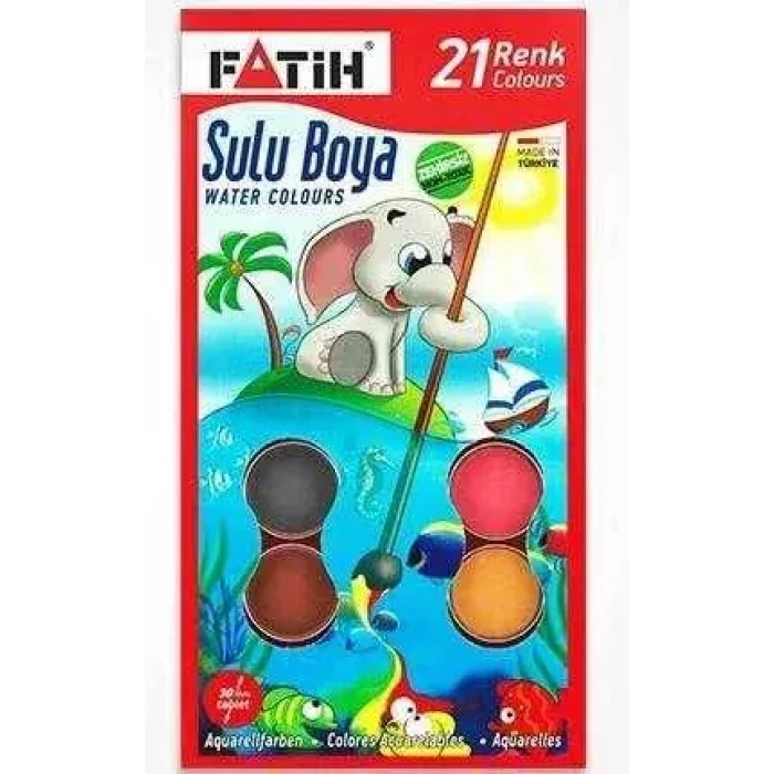 Fatih Sulu Boya 21 Renk K-21