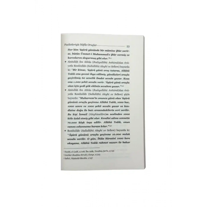 Faziletleriyle Nafile Oruçlar