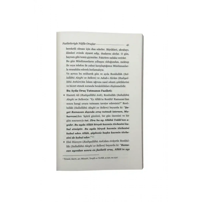 Faziletleriyle Nafile Oruçlar