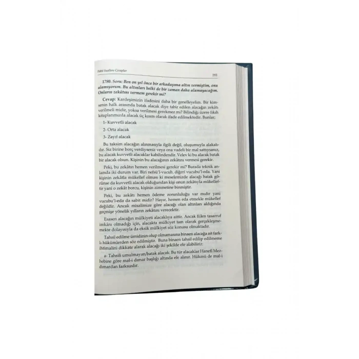 Fıkhi Suallere Cevaplar 10 Cilt Takım