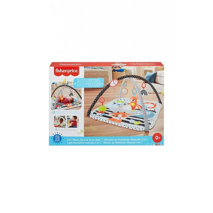 Fisher Price Neşeli Hayvanlar 3 ü 1 Arada Jimnastik Merkezi