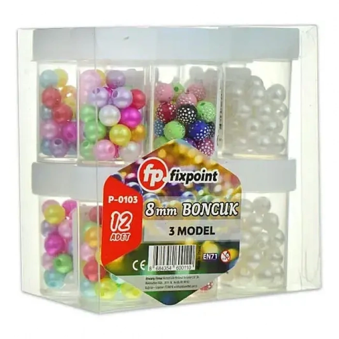 Fixpoint Boncuk 8 mm Model Mix
