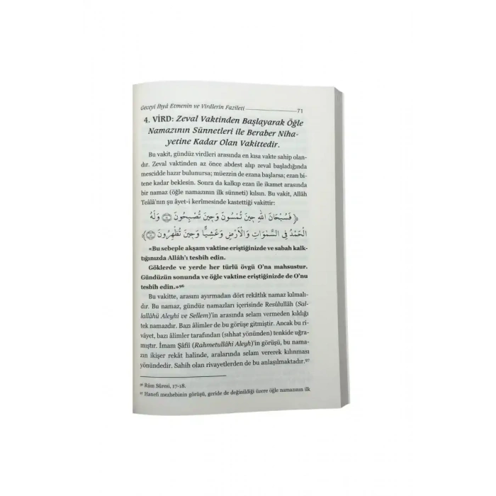 Geceyi İhya Etmenin ve Virdlerin Fazileti