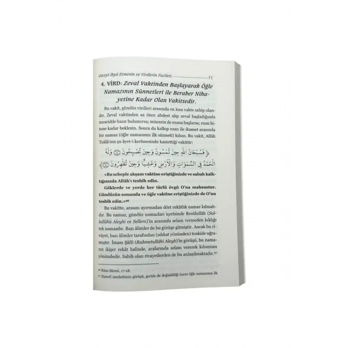 Geceyi İhya Etmenin ve Virdlerin Fazileti