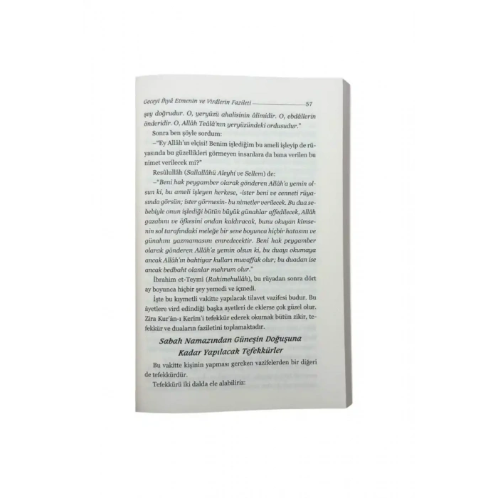 Geceyi İhya Etmenin ve Virdlerin Fazileti