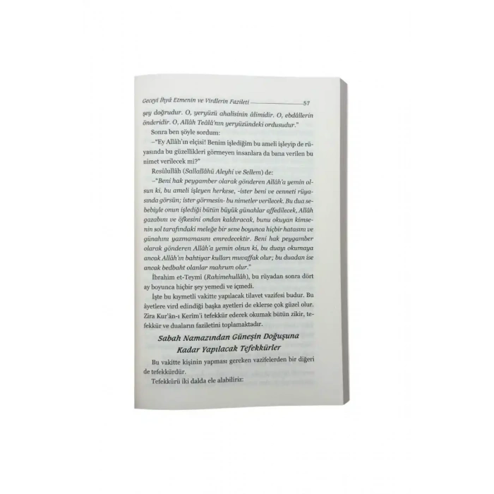 Geceyi İhya Etmenin ve Virdlerin Fazileti