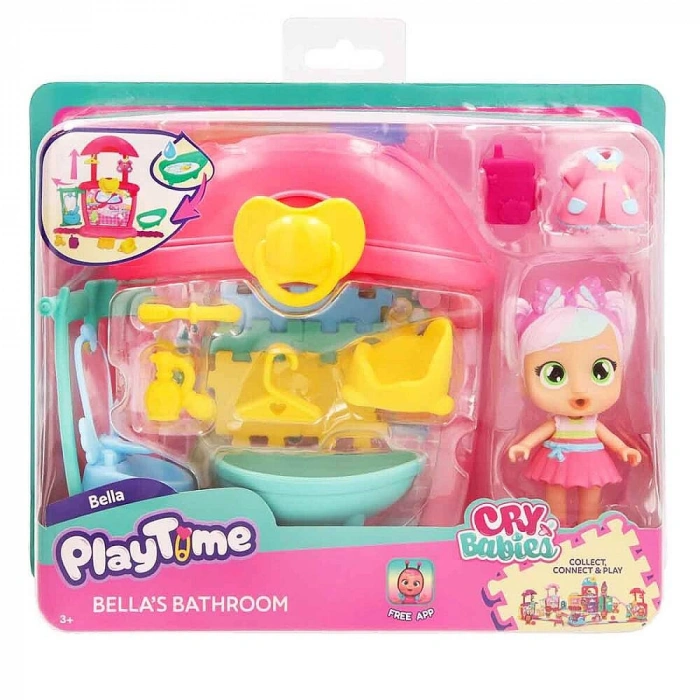 Giochi Preziosi Cry Babies Pt Bella Banyo Oyun Seti