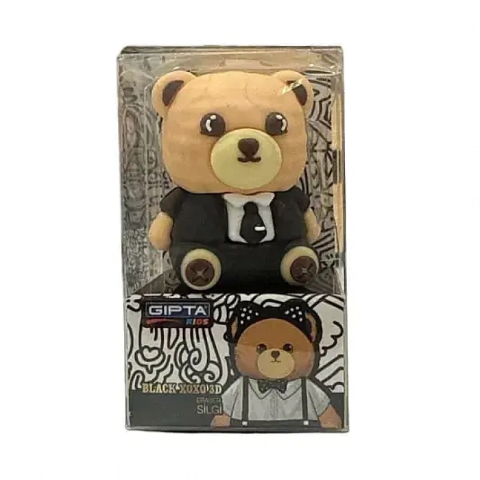 Gıpta Black Xoxo 3D Silgi