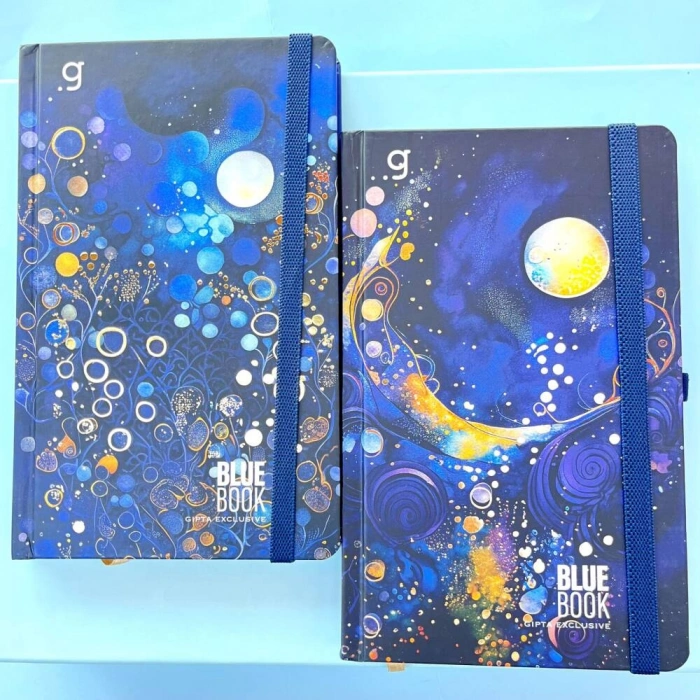 Gıpta Blue Book Çizgili Düz Defter 96 Yp 17x24 Sert Kapak İp Dkş