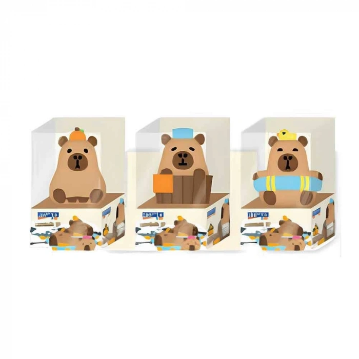 Gıpta Capybara Figürlü 3D Silgi