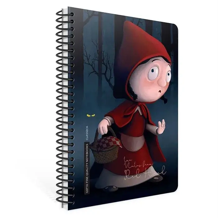 Gıpta Çizgili Defter 40 Yp A4 Plastik Kapak Spiralli