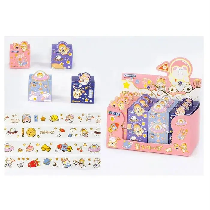 Gıpta Cute Animal Sticker Bant 4 Tasarım Karışık