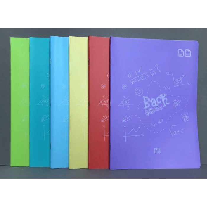 Gıpta Eco Back Düz Defter 60 Yp A4 Plastik Kapak