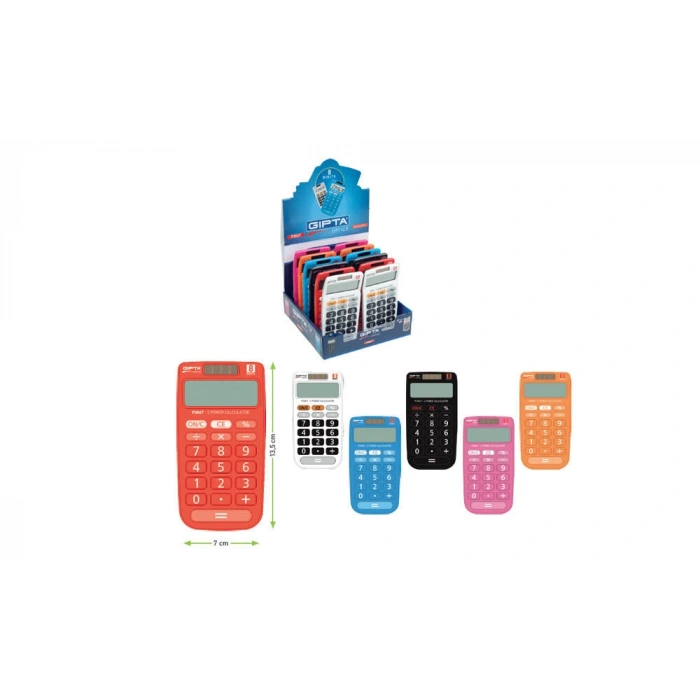 Gıpta Hesap Makinesi 12 Hane Küçük Masa Tipi Stand