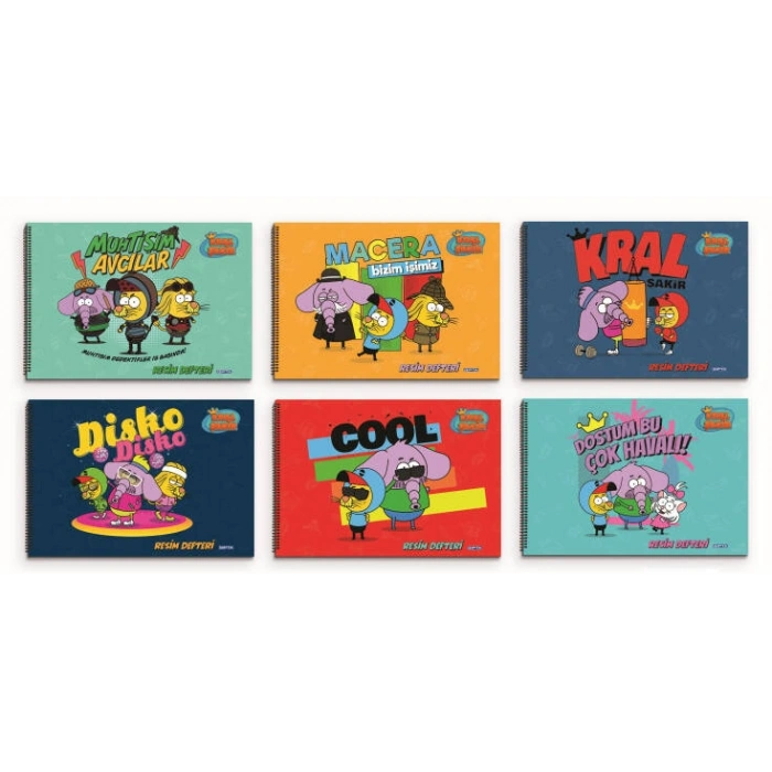 Gıpta Kral Şakir Resim Defteri 15 Yp 17x24 Spiralli