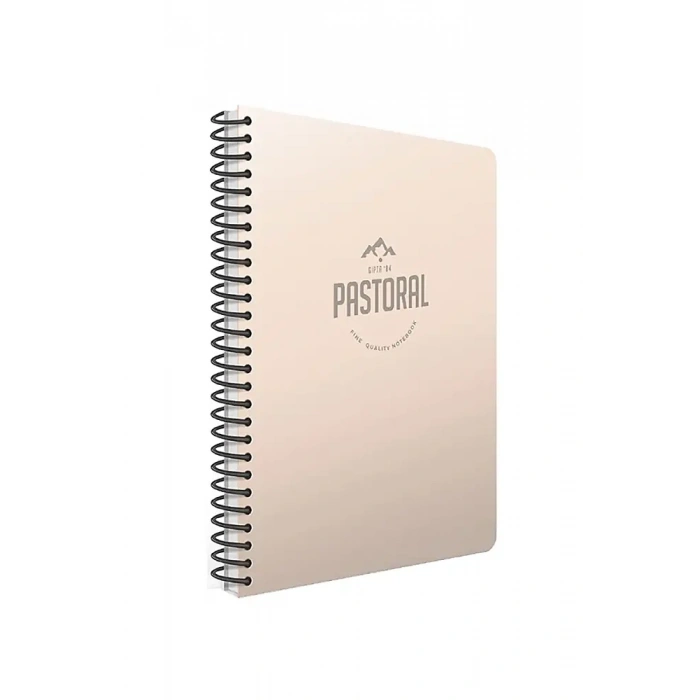 Gıpta Pastoral Düz Defter 72 Yp A4 Plastik Kapak Spiralli