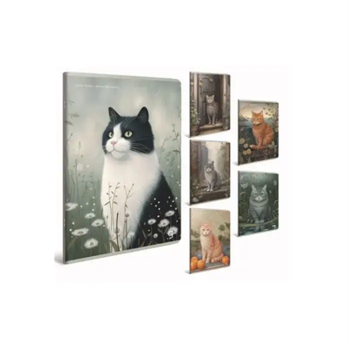 Gıpta Pastoral Kareli Defter 120 Yp A4 Plastik Kapak Spiralli