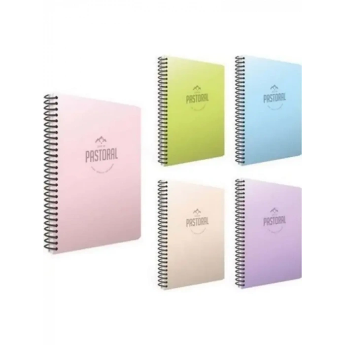 Gıpta Pastoral Spiralli Not Defteri Çizgili 80 Yp A6
