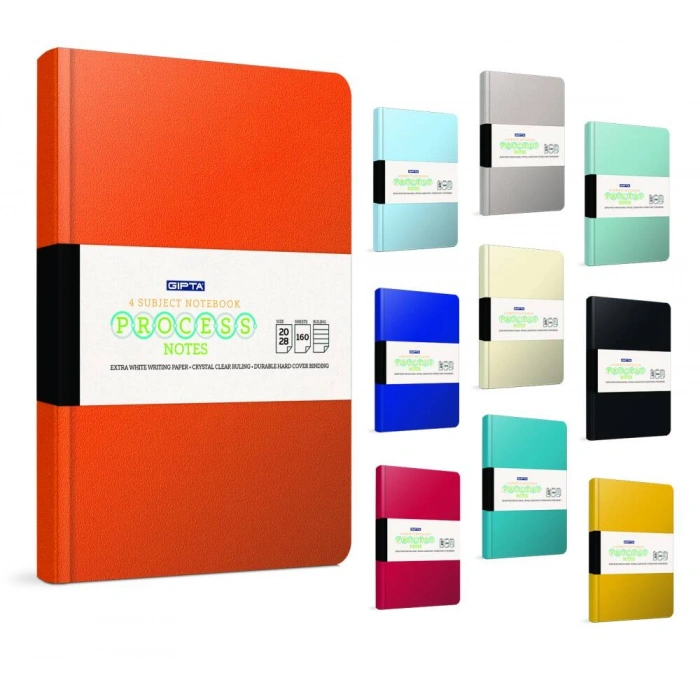 Gıpta Process Çizgili Defter 120 Yp 20x28 Sert Kapak