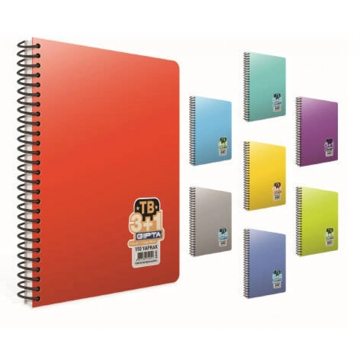 Gıpta Tb Defter 280 Yp A4 5+2 Pastoral Spiralli