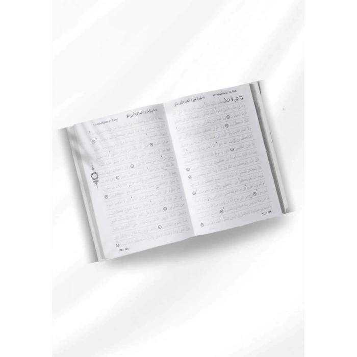 Gölgeli Beyaz Kuranı Kerim Orta Boy