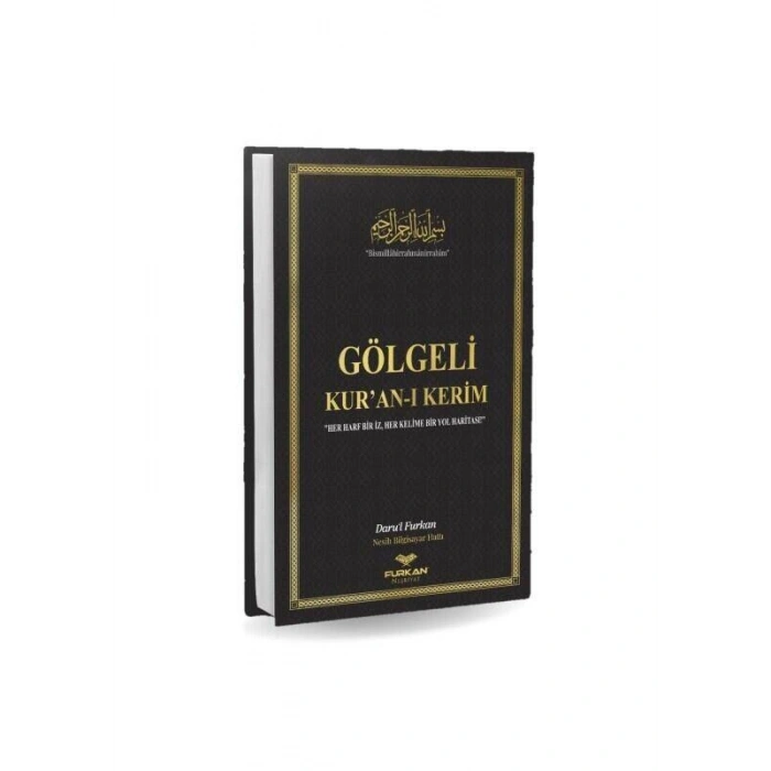 Gölgeli Siyah Kuranı Kerim Orta Boy